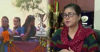 নারী ফুটবলে সাফ জয় করে এবার এশিয়াডে নজর কিরণের